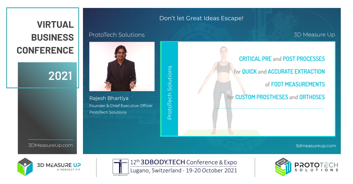 3D Measure Up at the 3DBODY.TECH Conference & Expo, October 19-20, 2021