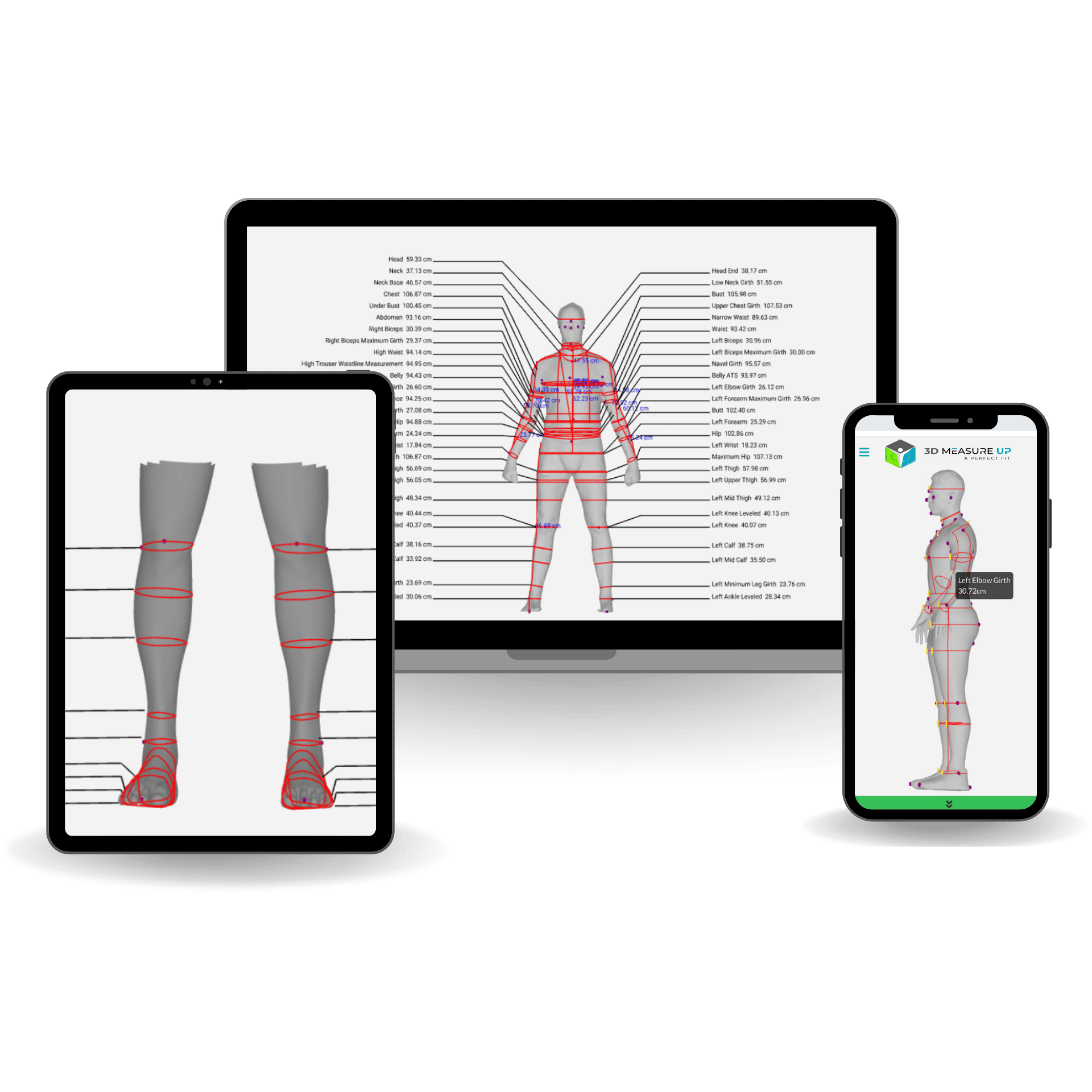Contact Us for 3D Body Measuring Solution - 3D Measure Up